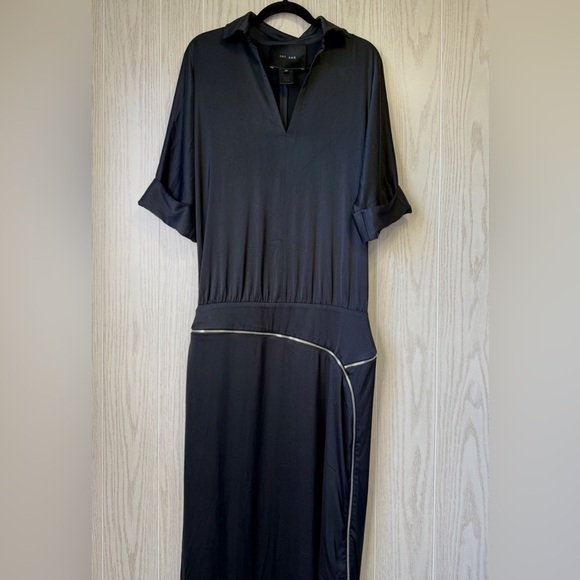 JAY AHR Black Designer Dress with Zipper Embellishments - Size 38/4 EUC - Picture 3 of 7